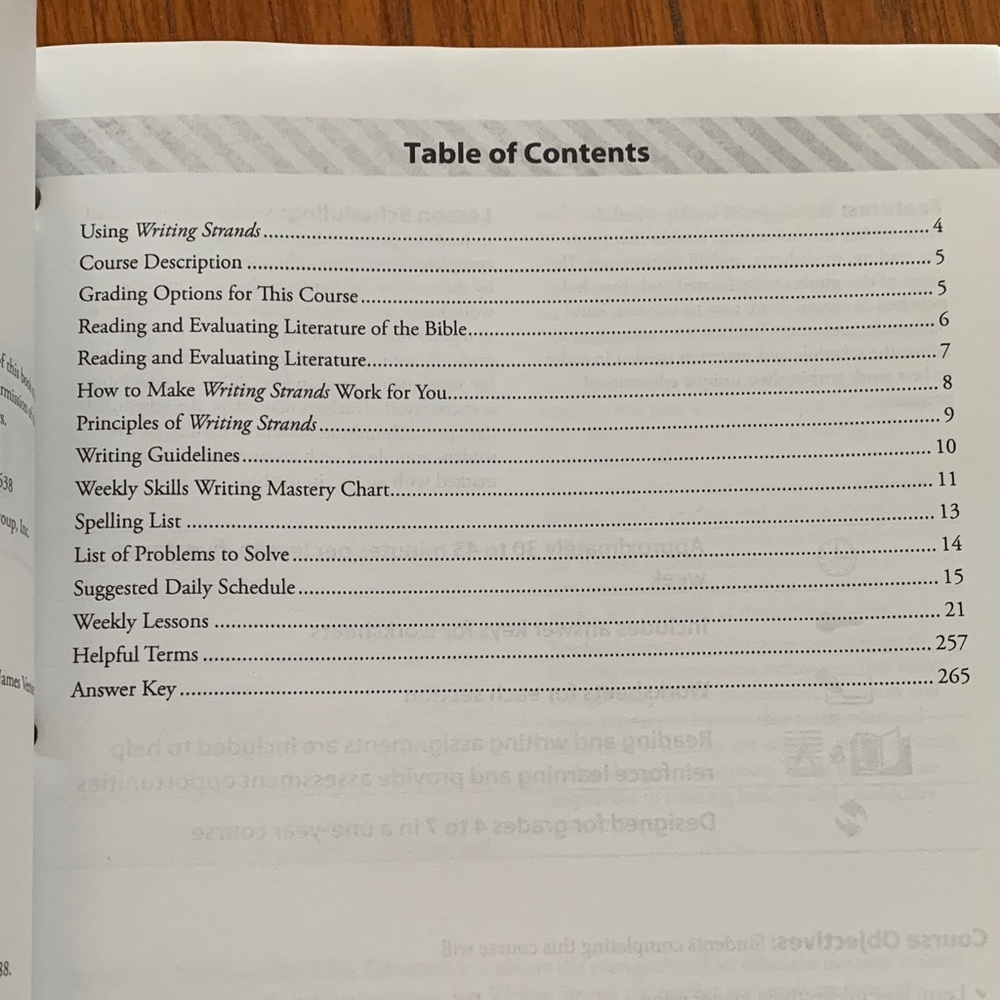 Writing Strands Beginning 1 & 2 Curriculum Set with Teaching Guide New - Picture 7 of 12